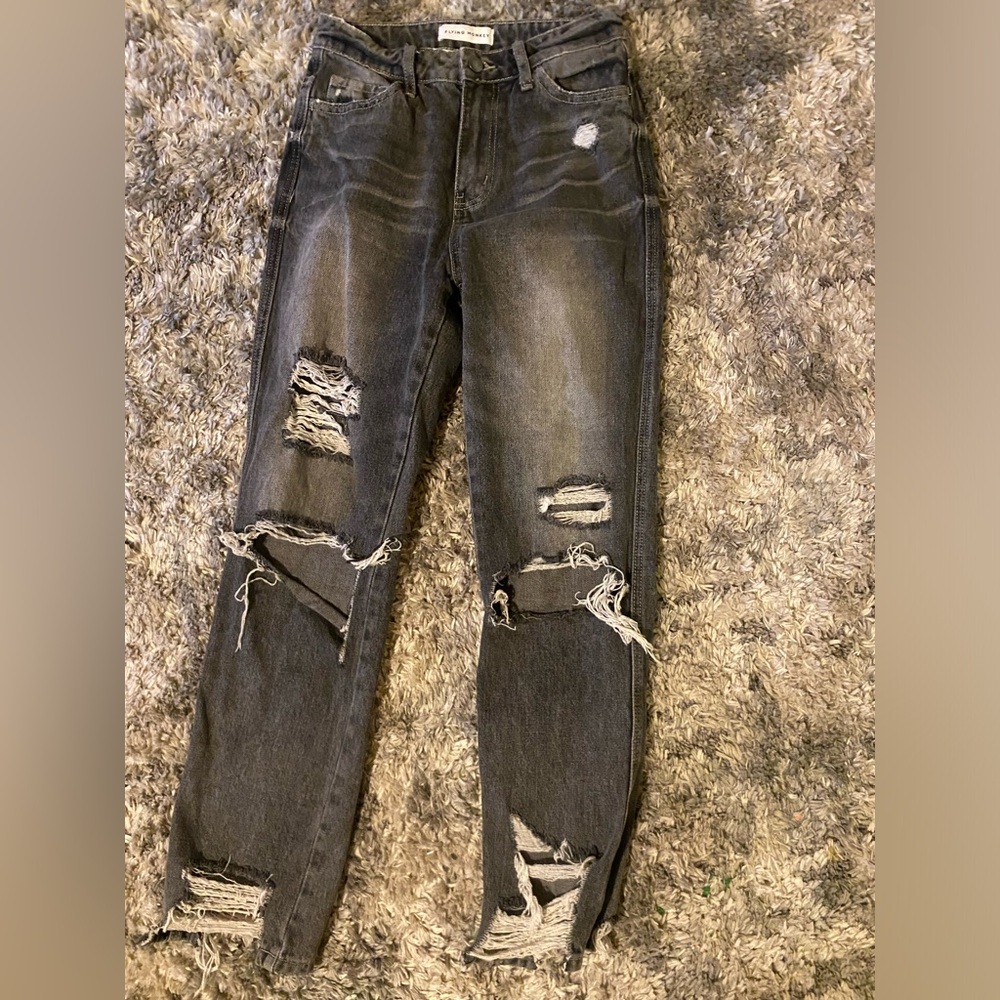 Flying Monkey Charcoal Denim Jeans